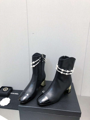 Chanel Women's Shoes Fashion Short Boots C77658 - 35 - View 3