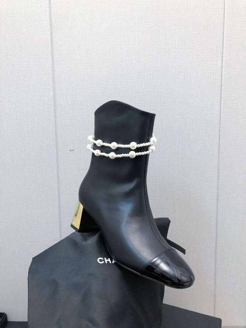 Chanel Women's Shoes Fashion Short Boots C77658 - 35 - View 6