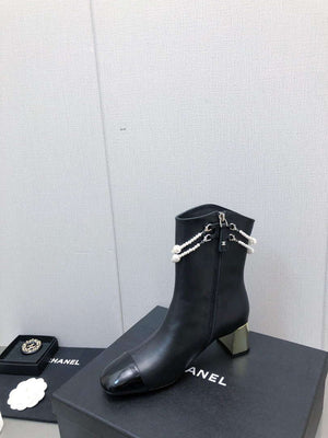 Chanel Women's Shoes Fashion Short Boots C77658 - 35 - View 7