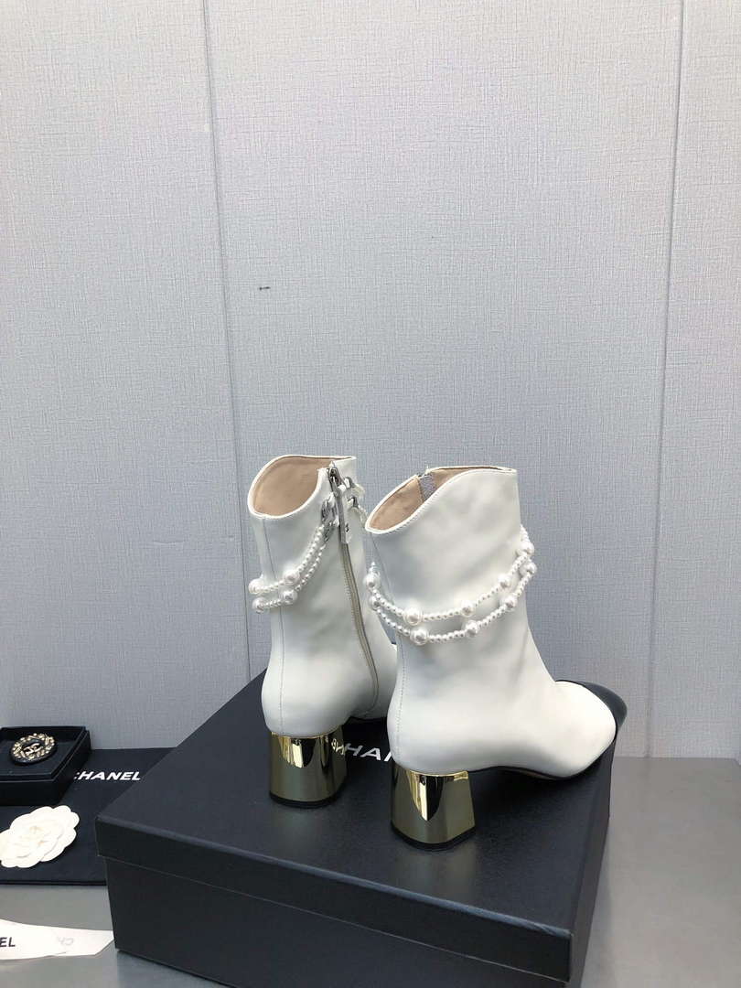 Chanel Women's Shoes Fashion Short Boots C77659 - 35 - View 7