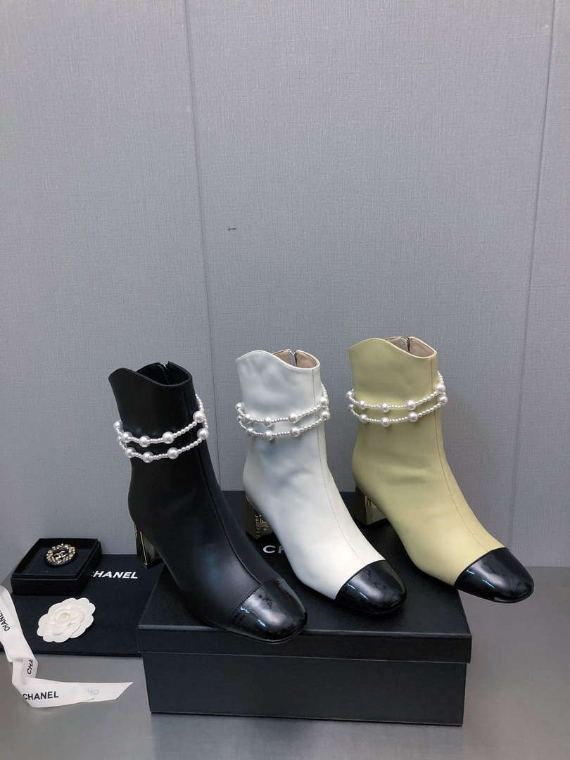 Chanel Women's Shoes Fashion Short Boots C77659