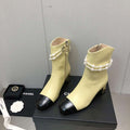 Chanel Women's Shoes Fashion Short Boots C77660 - 35 - View 1