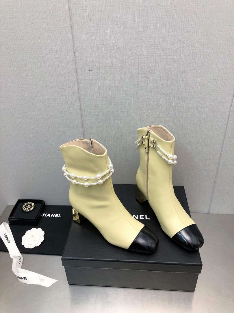 Chanel Women's Shoes Fashion Short Boots C77660