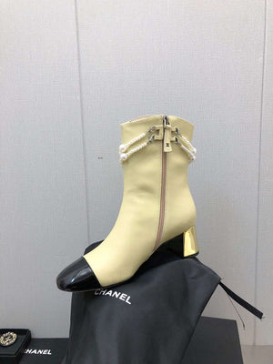 Chanel Women's Shoes Fashion Short Boots C77660 - 35 - View 7