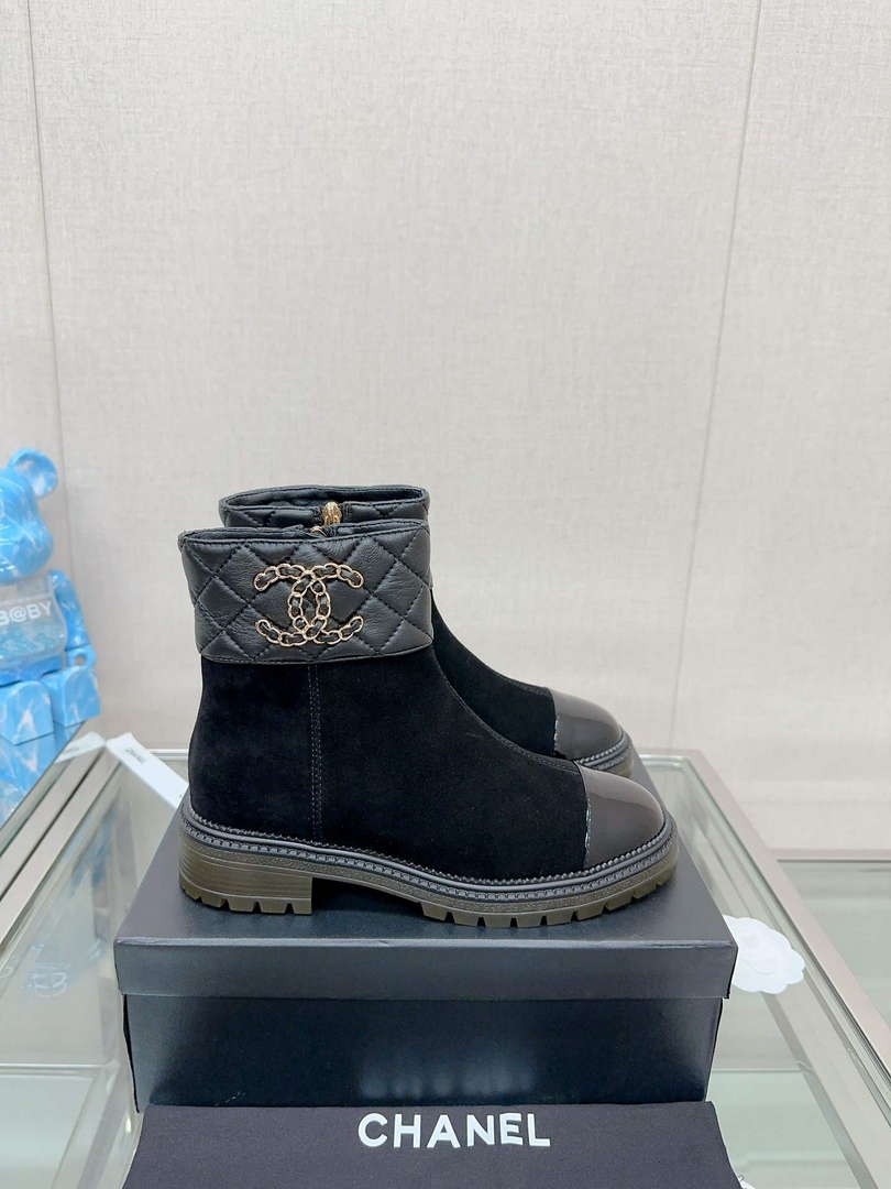 Chanel Women's Shoes Fashion Short Boots C94381