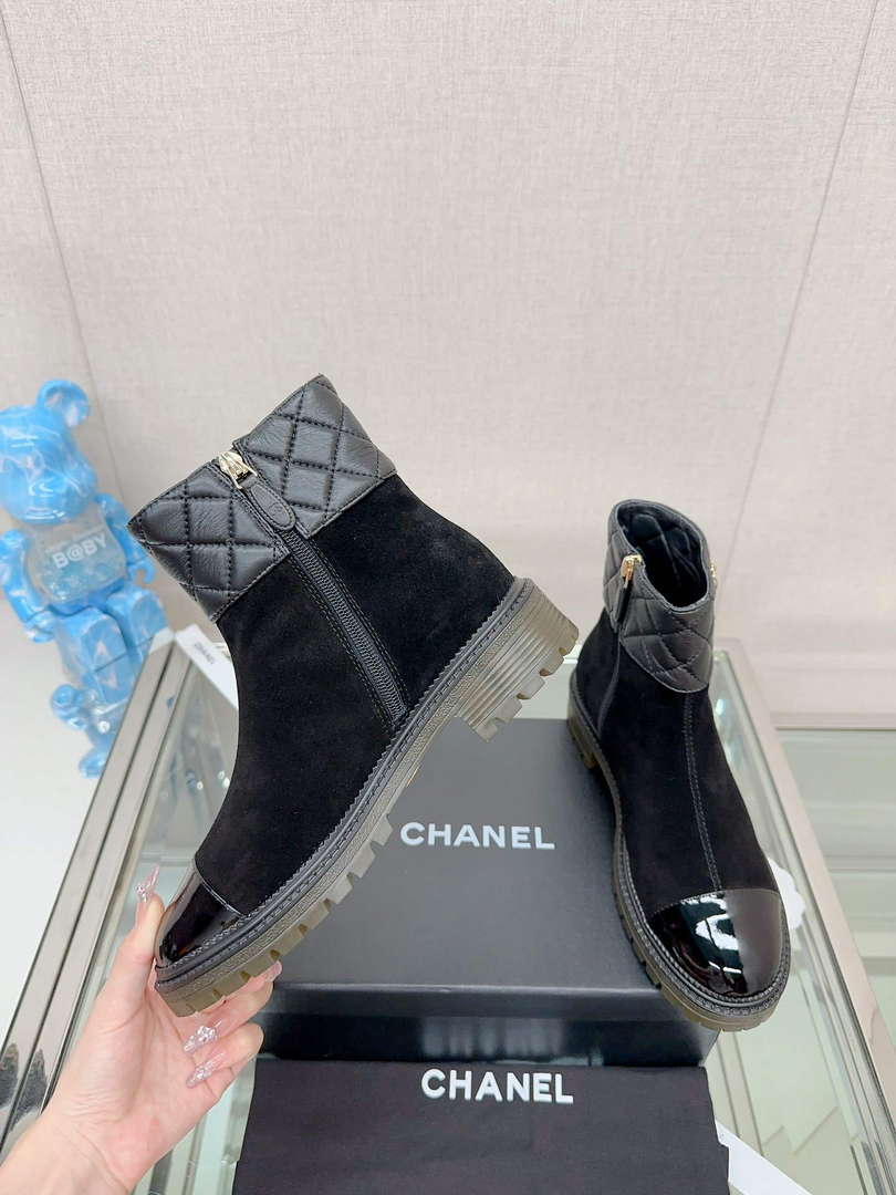Chanel Women's Shoes Fashion Short Boots C94381