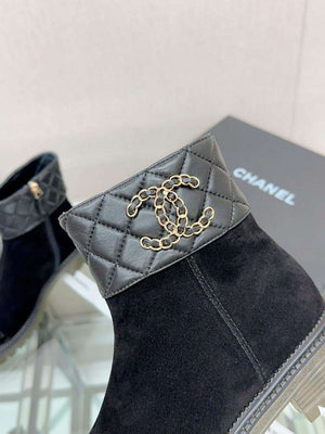 Chanel Women's Shoes Fashion Short Boots C94381 - 35 - View 8