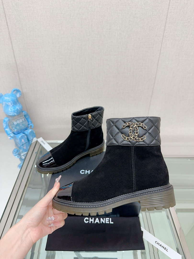 Chanel Women's Shoes Fashion Short Boots C94382