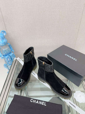 Chanel Women's Shoes Fashion Short Boots C94382 - 35 - View 5