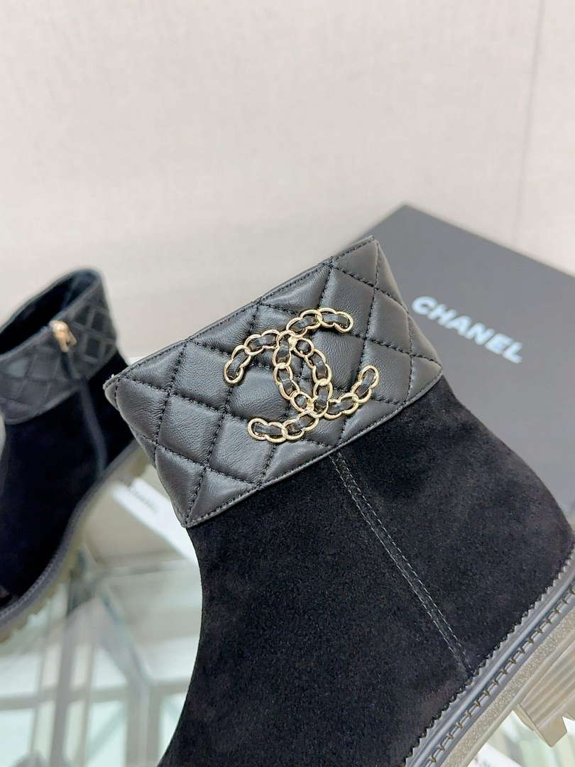 Chanel Women's Shoes Fashion Short Boots C94382