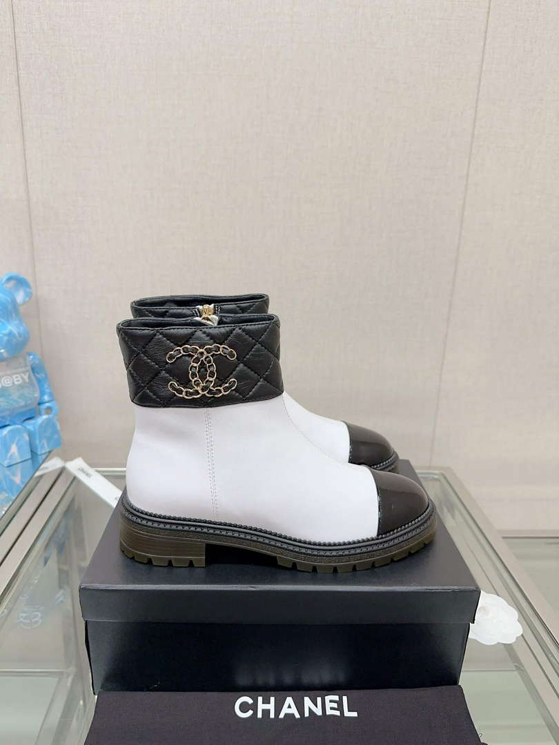 Chanel Women's Shoes Fashion Short Boots C94384