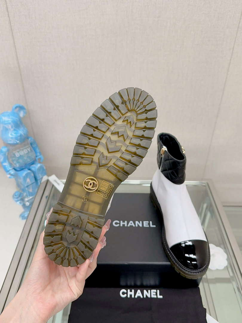 Chanel Women's Shoes Fashion Short Boots C94384
