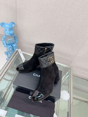 Chanel Women's Shoes Fashion Short Boots C94385 - 35 - View 4