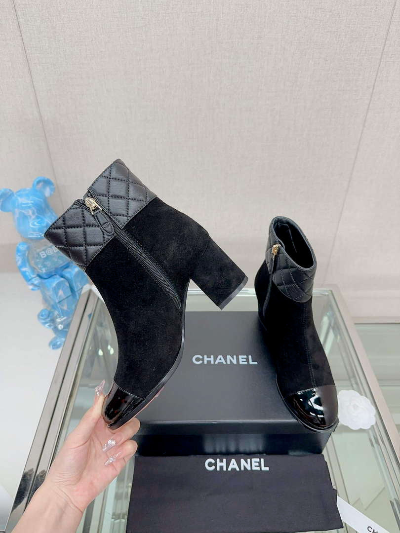Chanel Women's Shoes Fashion Short Boots C94385