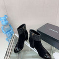 Chanel Women's Shoes Fashion Short Boots C94385 - 35 - View 1