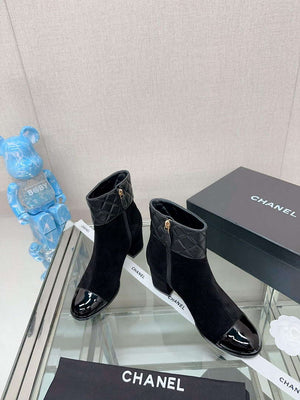 Chanel Women's Shoes Fashion Short Boots C94385 - 35 - View 1