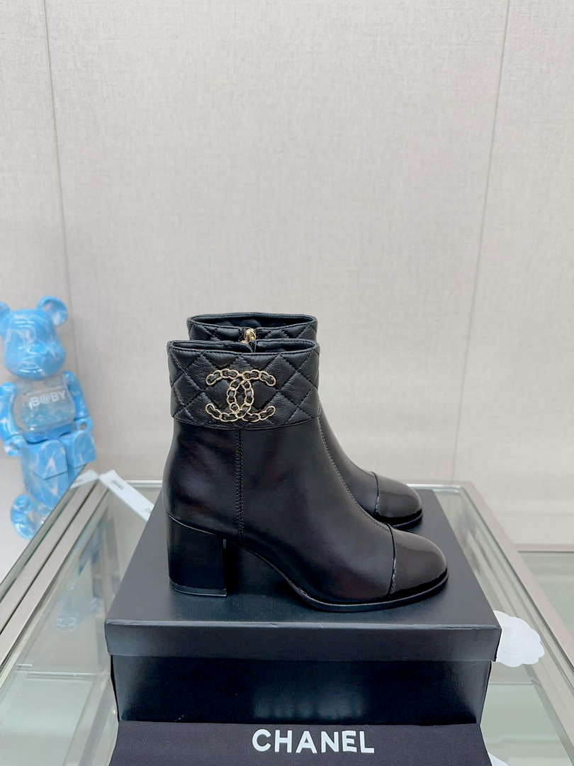 Chanel Women's Shoes Fashion Short Boots C94386