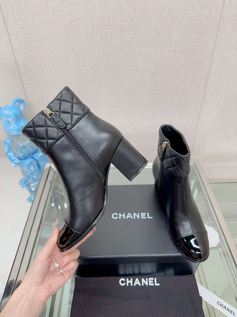 Chanel Women's Shoes Fashion Short Boots C94386