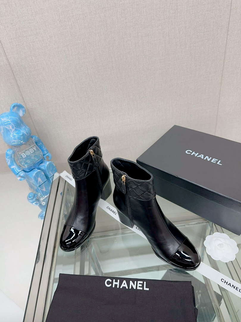 Chanel Women's Shoes Fashion Short Boots C94386
