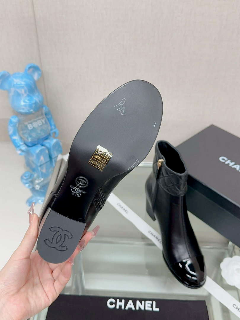 Chanel Women's Shoes Fashion Short Boots C94386