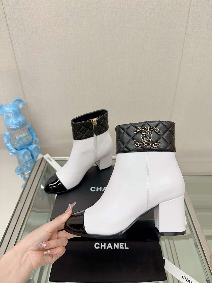 Chanel Women's Shoes Fashion Short Boots C94387