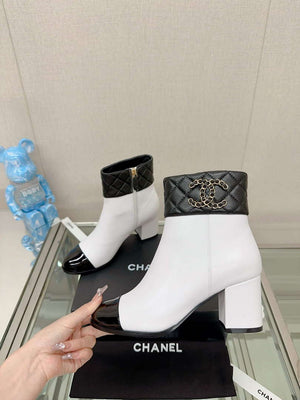 Chanel Women's Shoes Fashion Short Boots C94387 - 35 - View 4