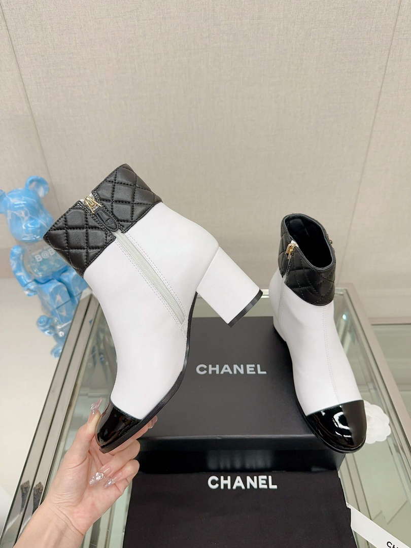 Chanel Women's Shoes Fashion Short Boots C94387 - 35 - View 5