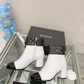 Chanel Women's Shoes Fashion Short Boots C94387 - 35 - View 1