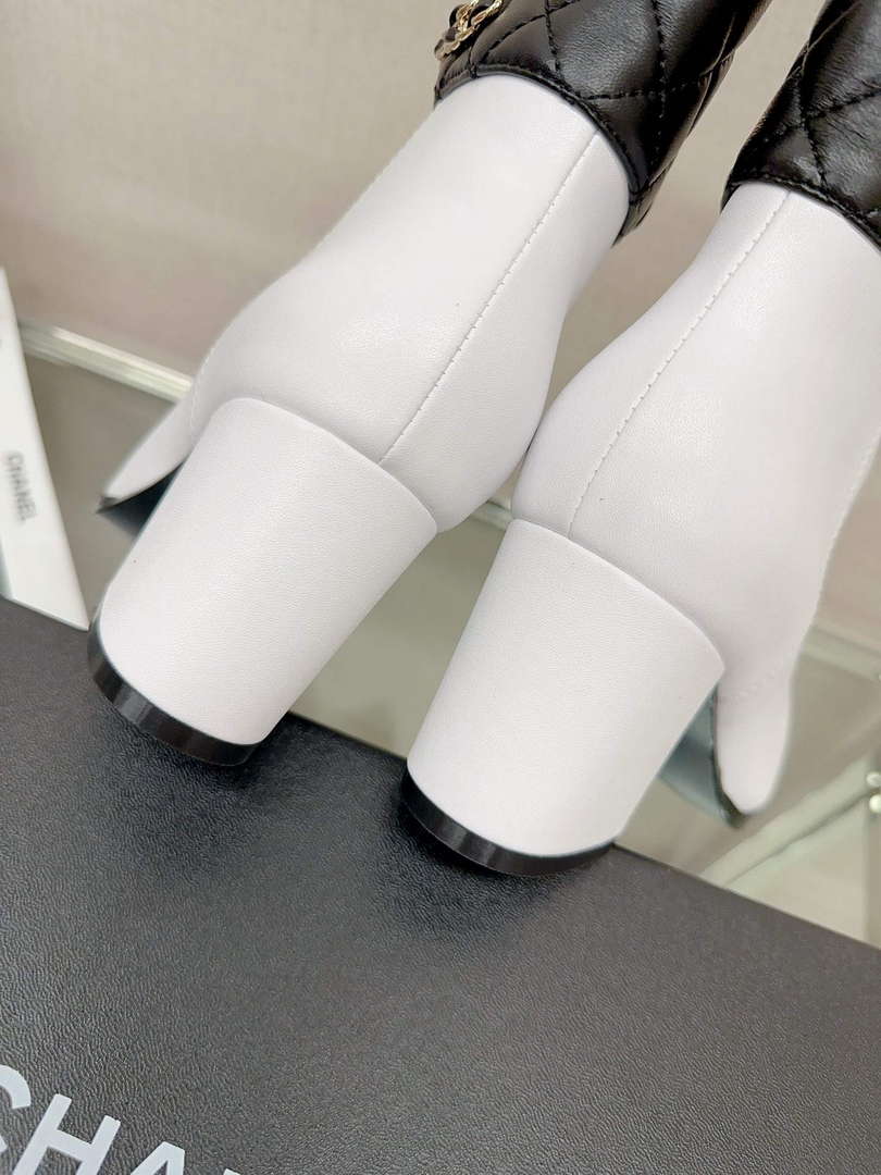 Chanel Women's Shoes Fashion Short Boots C94387 - 35 - View 6