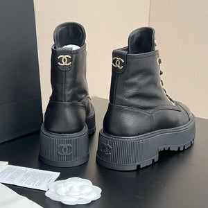 Chanel Women's Shoes Fashion Short Boots C94388 - 35 - View 8