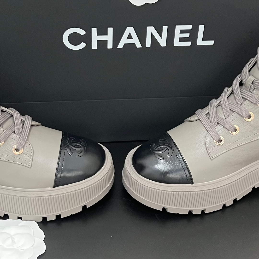 Chanel Women's Shoes Fashion Short Boots C94389 - 35 - View 6