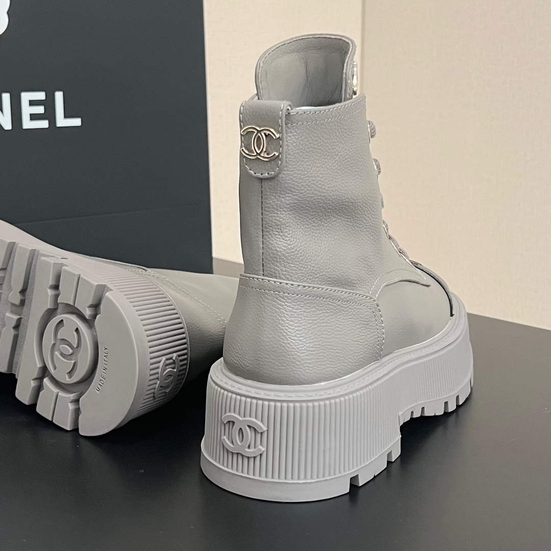 Chanel Women's Shoes Fashion Short Boots C94389