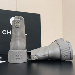 Chanel Women's Shoes Fashion Short Boots C94389 - 35 - View 8