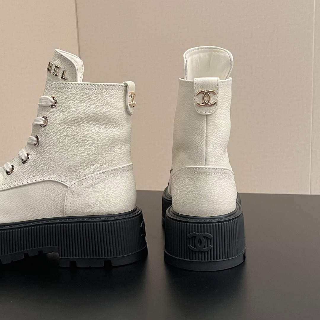 Chanel Women's Shoes Fashion Short Boots C94390 - 35 - View 8