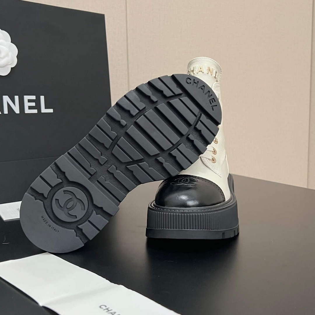 Chanel Women's Shoes Fashion Short Boots C94390 - 35 - View 9