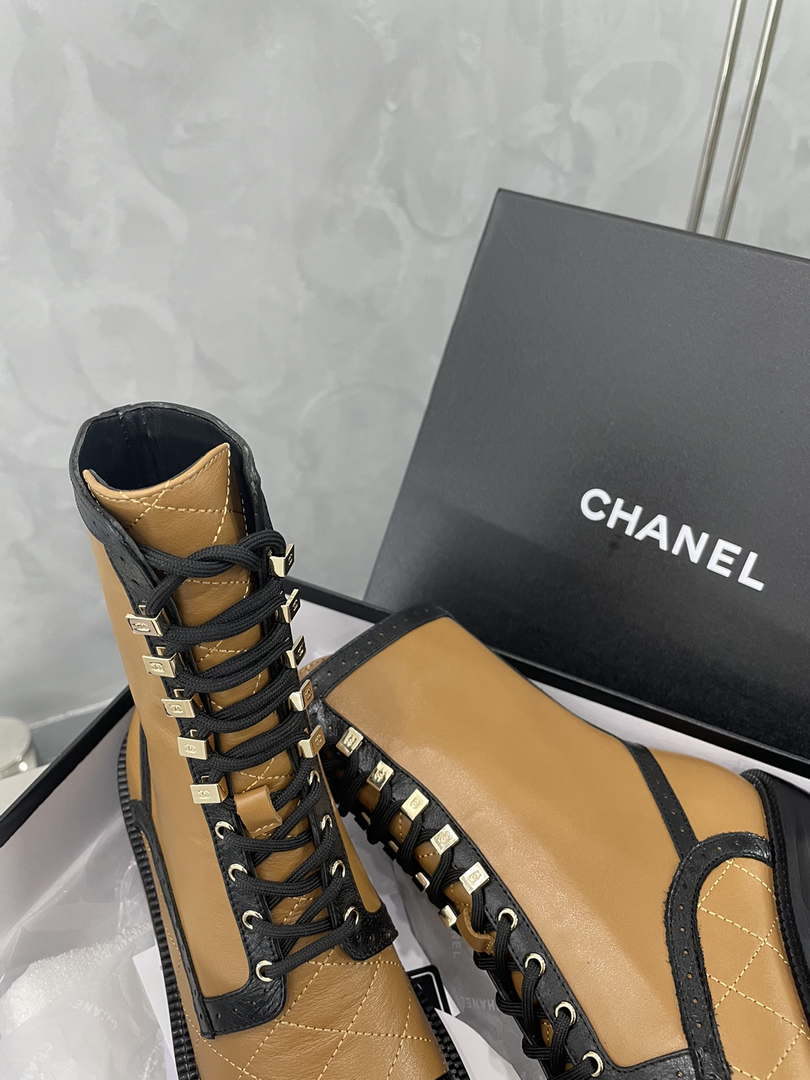 Chanel Women's Shoes G39162 Y55902 94305 Hight Boots 189934