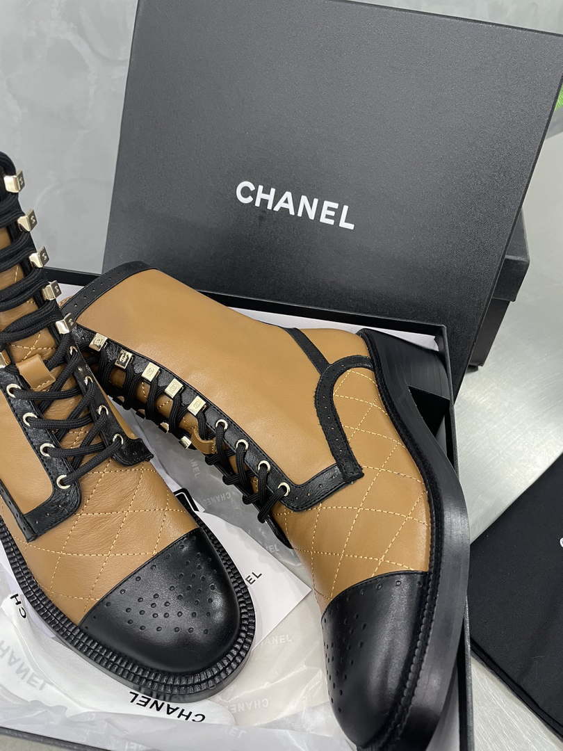 Chanel Women's Shoes G39162 Y55902 94305 Hight Boots 189934