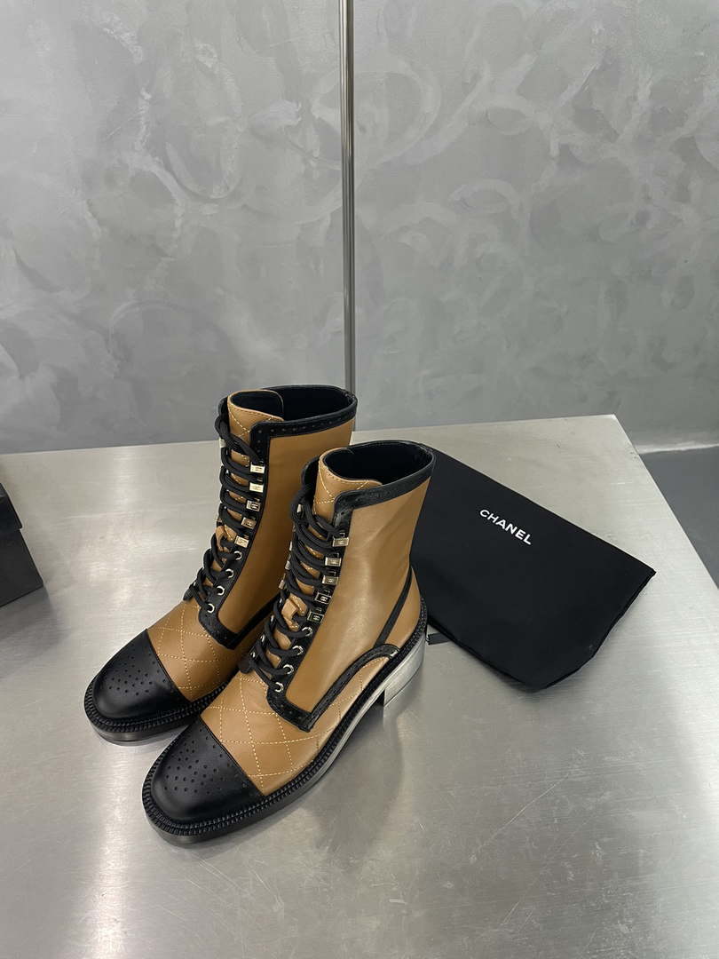 Chanel Women's Shoes G39162 Y55902 94305 Hight Boots 189934