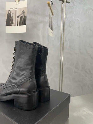 Chanel Women's Shoes G39162 Y55902 94305 Hight Boots 189935 - 35 - View 8