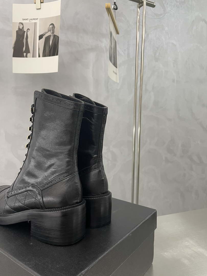 Chanel Women's Shoes G39162 Y55902 94305 Hight Boots 189935 - 35 - View 8