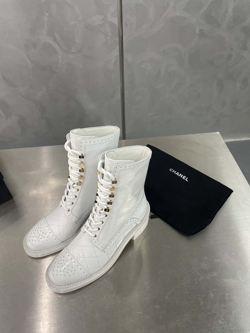 Chanel Women's Shoes G39162 Y55902 94305 Hight Boots 189936