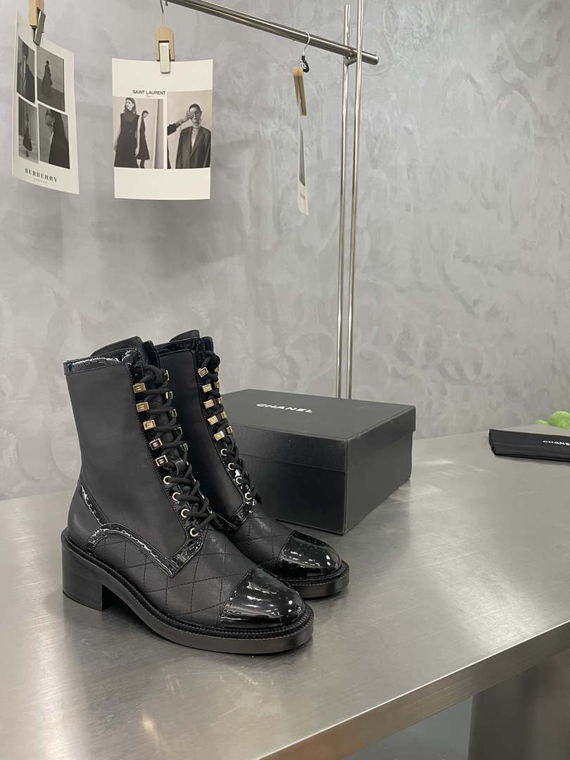 Chanel Women's Shoes G39162 Y55902 94305 Hight Boots 189937
