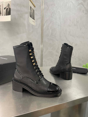 Chanel Women's Shoes G39162 Y55902 94305 Hight Boots 189937 - 35 - View 4