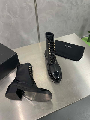 Chanel Women's Shoes G39162 Y55902 94305 Hight Boots 189937 - 35 - View 3
