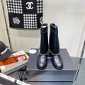 Chanel Women's Shoes  G39345 X56709 94305Classcal Chain Hight Boots 190784