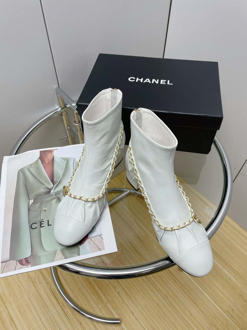 Chanel Women's Shoes Short Boots 194822 - 35 - View 6