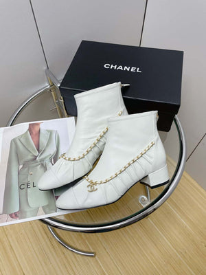 Chanel Women's Shoes Short Boots 194822 - 35 - View 4