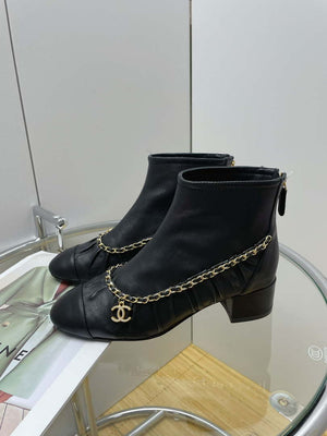 Chanel Women's Shoes Short Boots 194824 - 35 - View 6