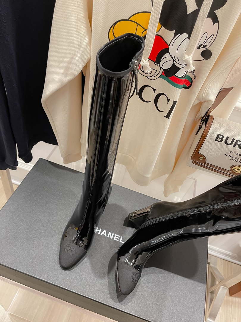 Chanel Women's Shoes High Boots 195142 - 35 - View 4