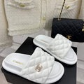 Chanel Women's Shoes Rhombus Velcro Slippers C91281 - 35 - View 1